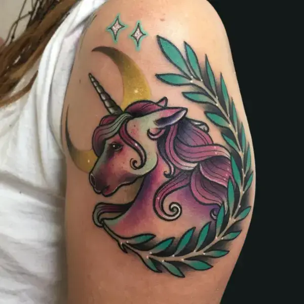 Color Tattoo designed by mad family tattoo