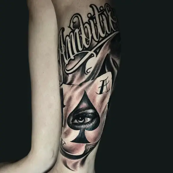 Black and grey tattoo
