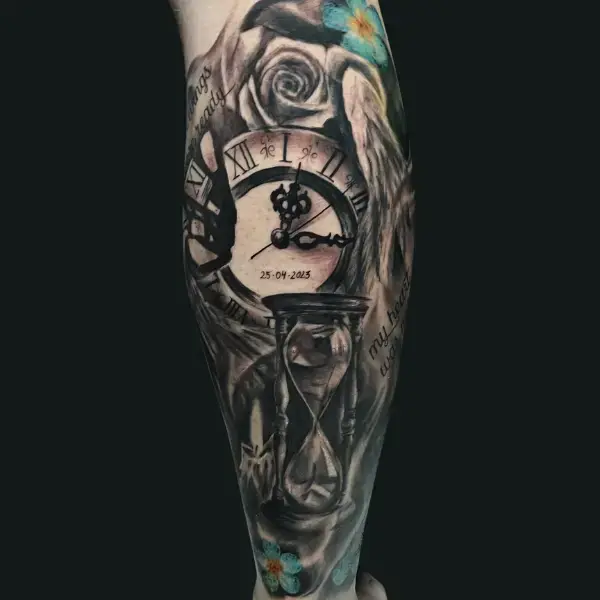 Black and grey tattoo